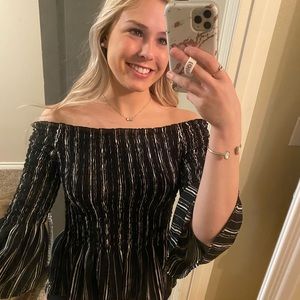 Off the shoulder blouse